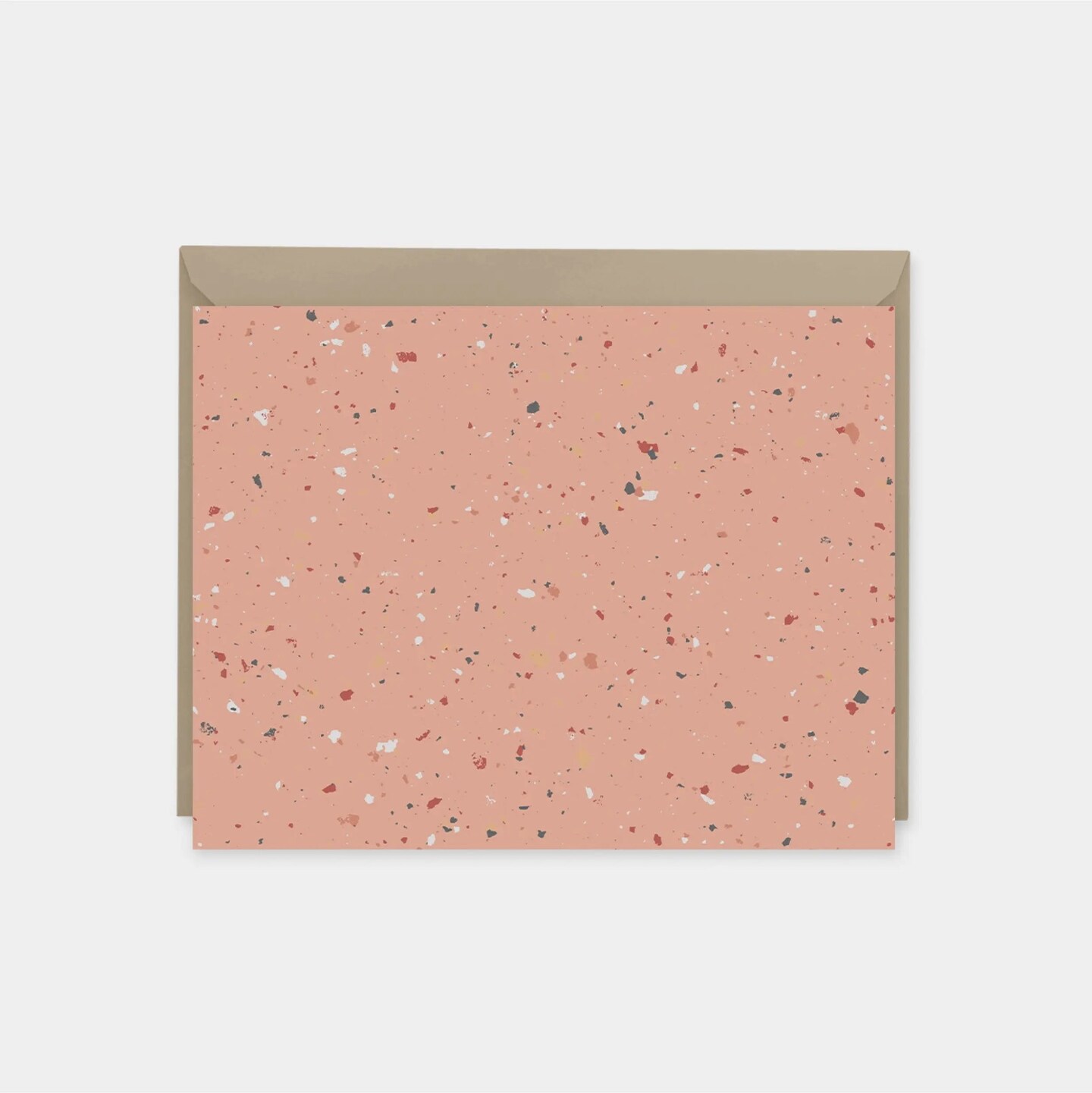 Flecked Cards, Blank Thank You Card,