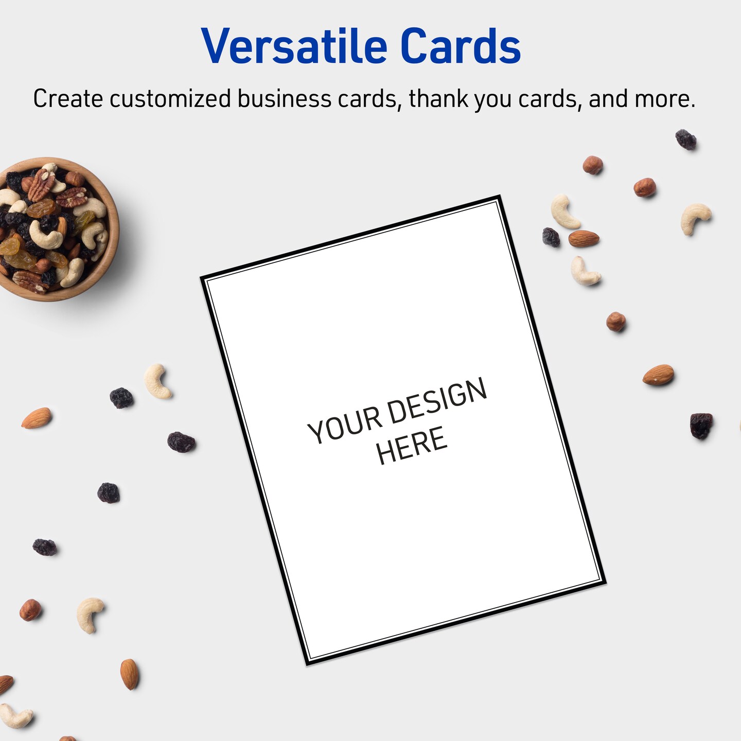 Avery Printable Rectangle Postcards, Double Black Border, 4&#x22; x 6&#x22;, Matte White Rectangle Postcards, Laser/Inkjet, 20ct, Great for Postcards