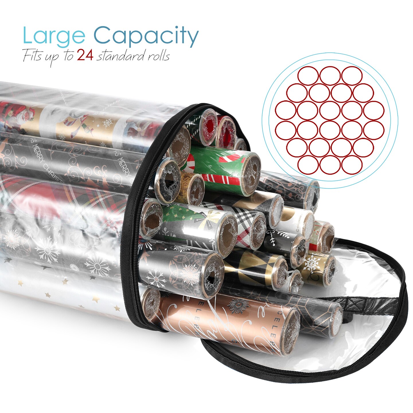 Hearth &#x26; Harbor Wrapping Paper Storage Container