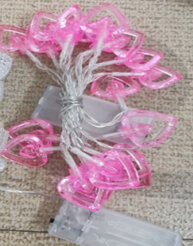 Perfect Holiday 10 LED Heart String Lights Valentine's Day