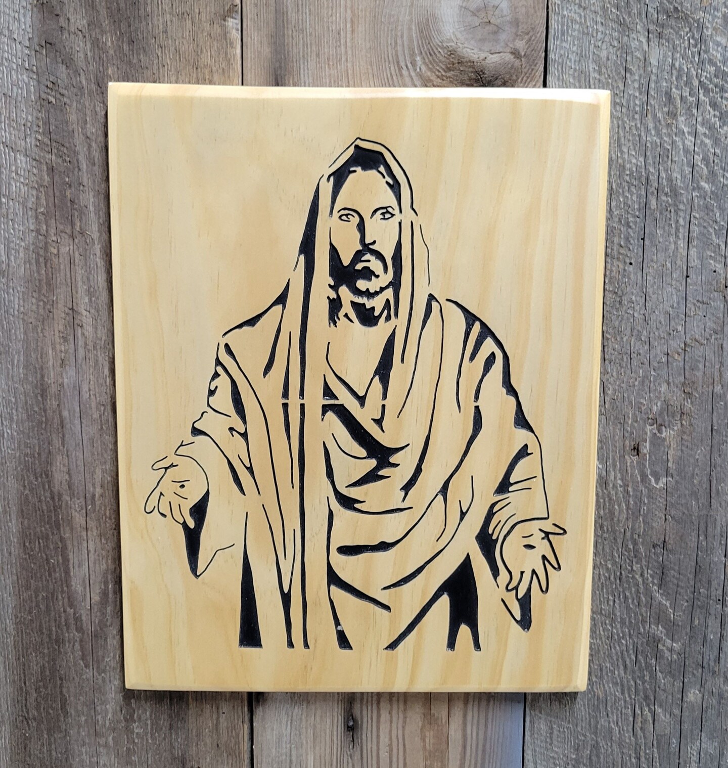 Portrait of Jesus, Christian Wall Décor, for Living Room or Bedroom ...
