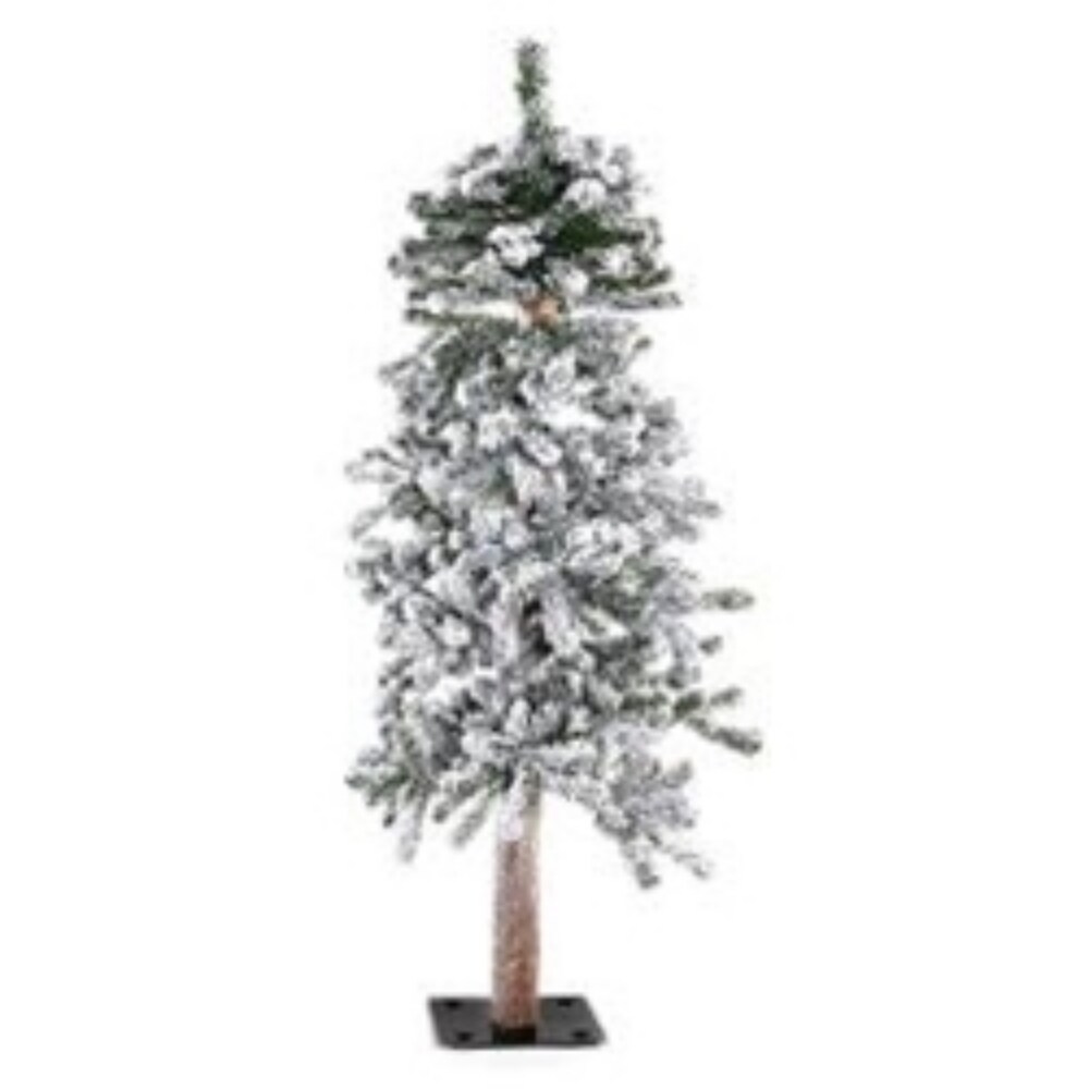 Heavy Flocked Alpine Tree 4ft