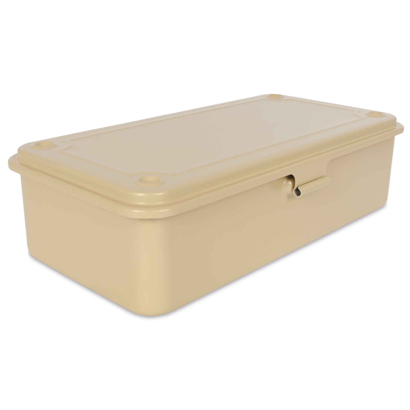 Toyo Stackable Storage Box T-190 - Beige, 8&#x22; x 4&#x22; x 2&#x22;
