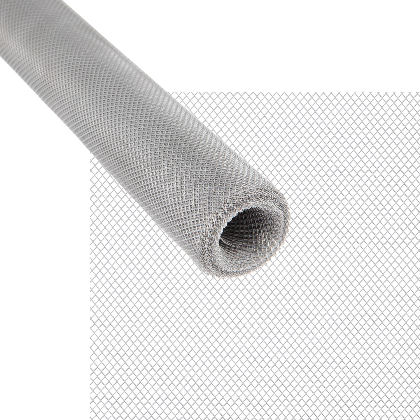 Creative Mark Fine 2mm Aluminum Wire Mesh Roll 19.68" x 9.84 ft, Woven Metal Mesh Screen for Sculptures, Sturdy & Pliable Structure, Ideal for Clay Plaster, Unique 3D Shape Transformations