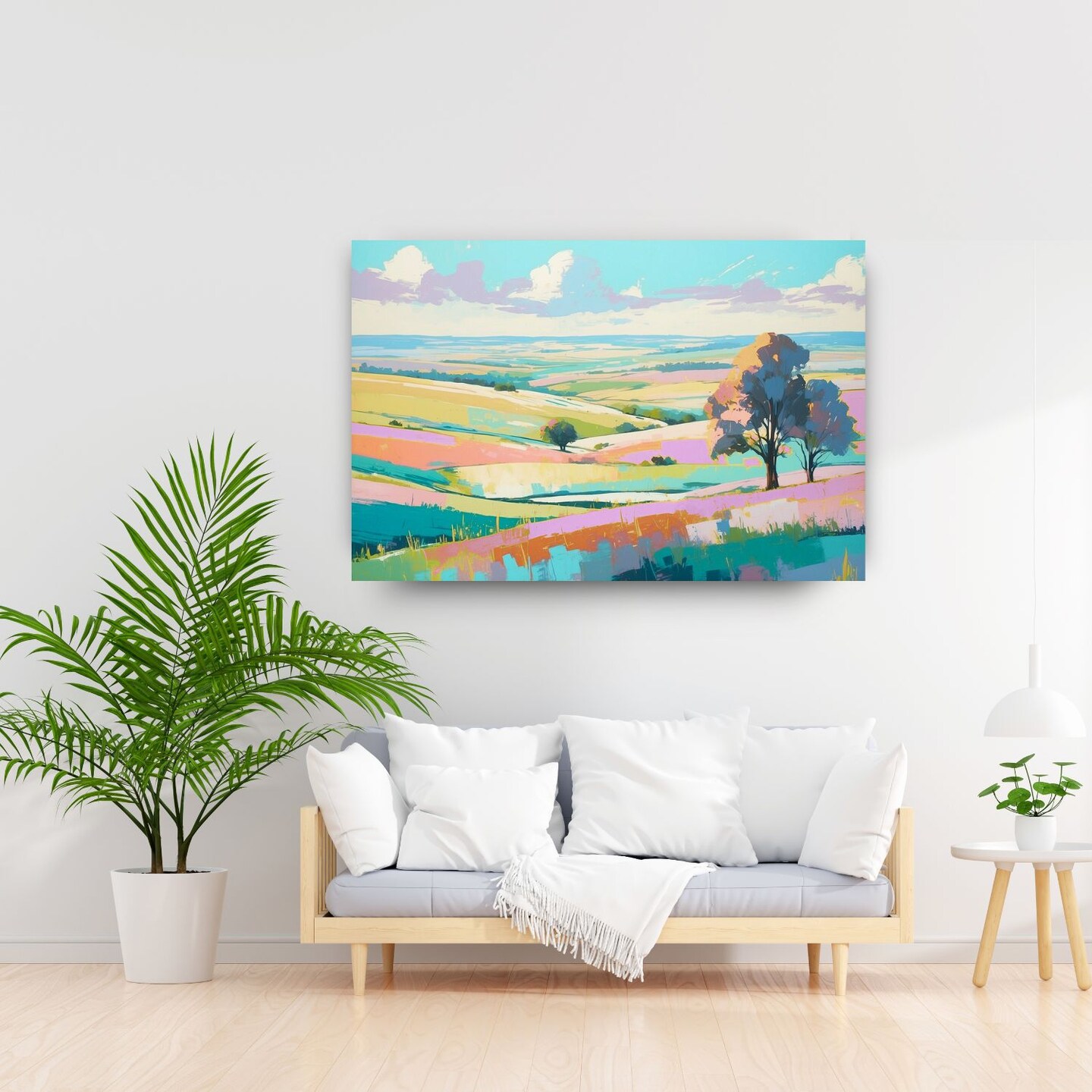 Vibrant Texas Hill Country Landscape Wall Art | MakerPlace by Michaels