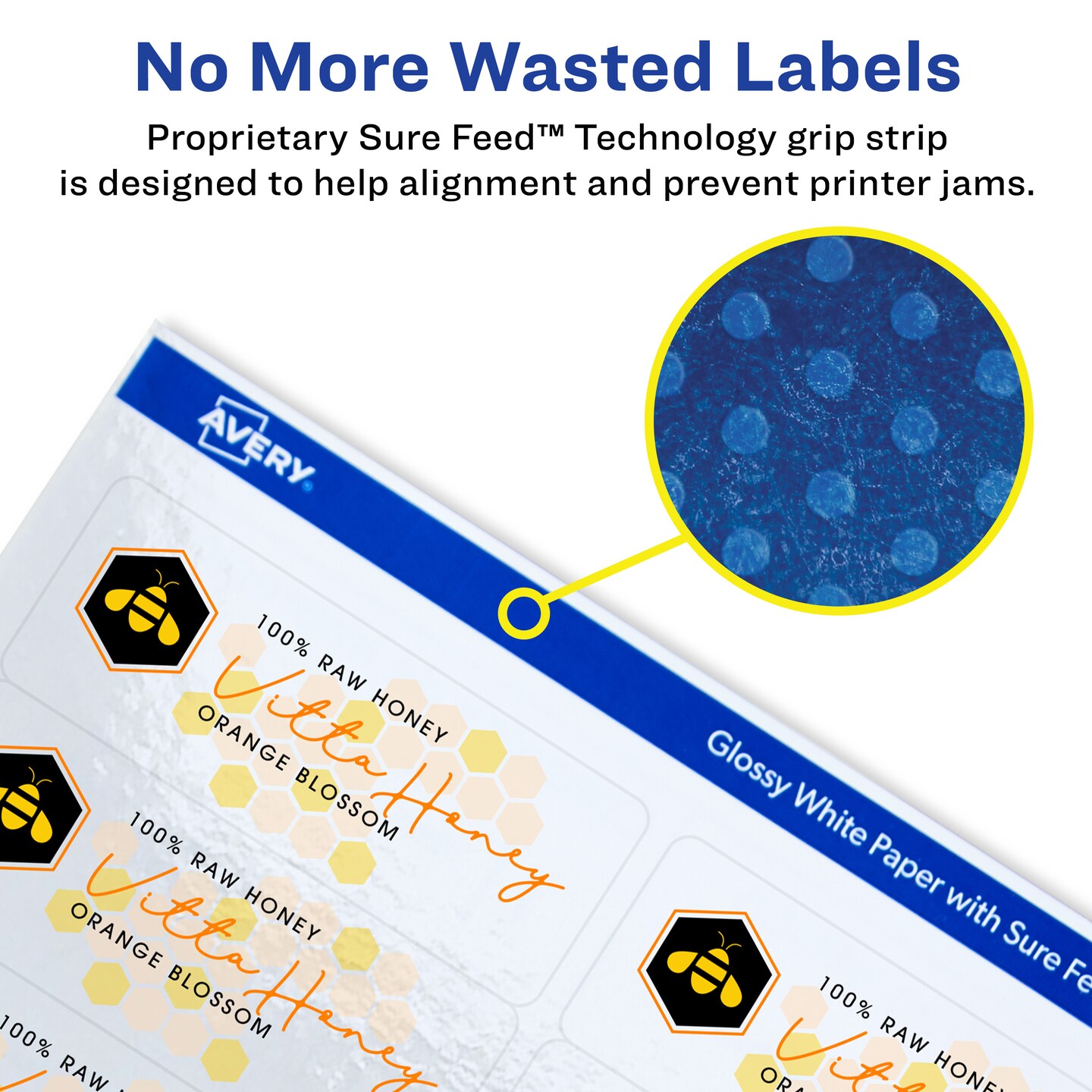 Avery Rectangle Labels with Sure Feed, 2&#x22; x 4&#x22;