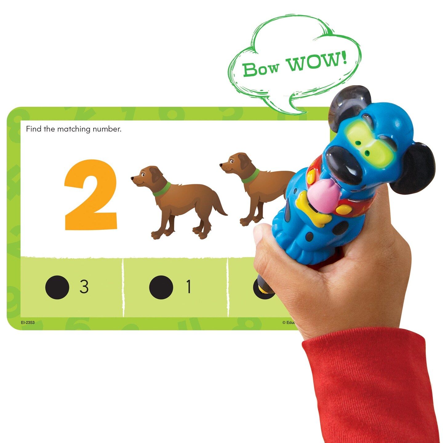 Numbers &#x26; Counting Hot Dots&#xAE; Jr. Card Set, 72 Per Set