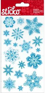 Sticko Snowflakes Classic Stickers