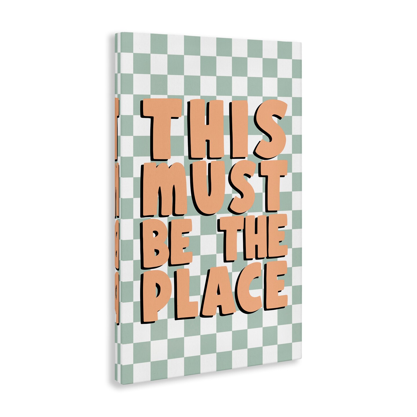 Stupell Industries Retro Must Be The Place Canvas Wall Art Design by JJ Design House LLC