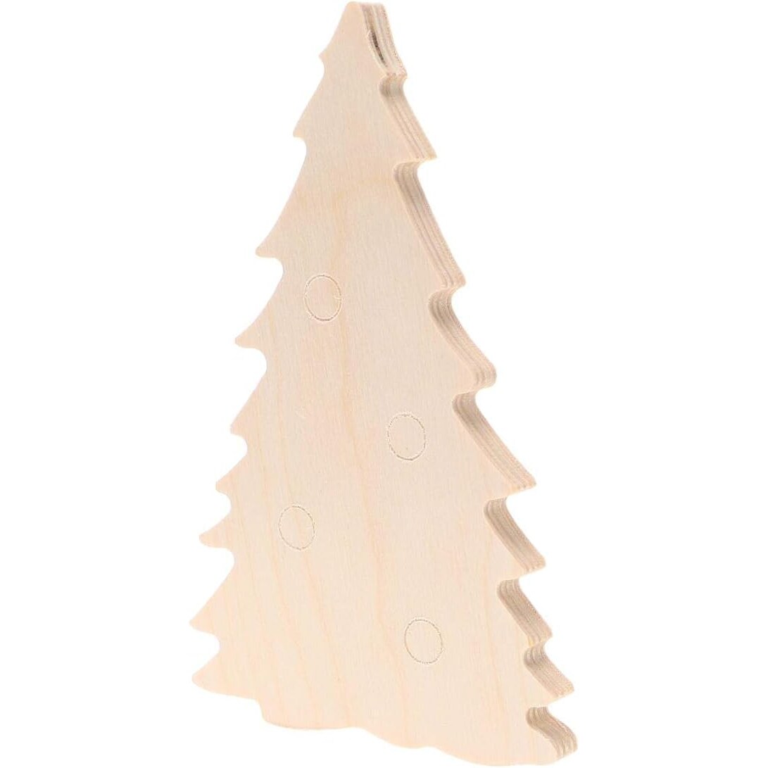 Good Wood By Leisure Arts Shape Tree 8.25&#x22;X5&#x22;, Wooden Shapes, Wood Shapes, Wooden Shapes Wall Decor, Large Small Shapes For Crafts