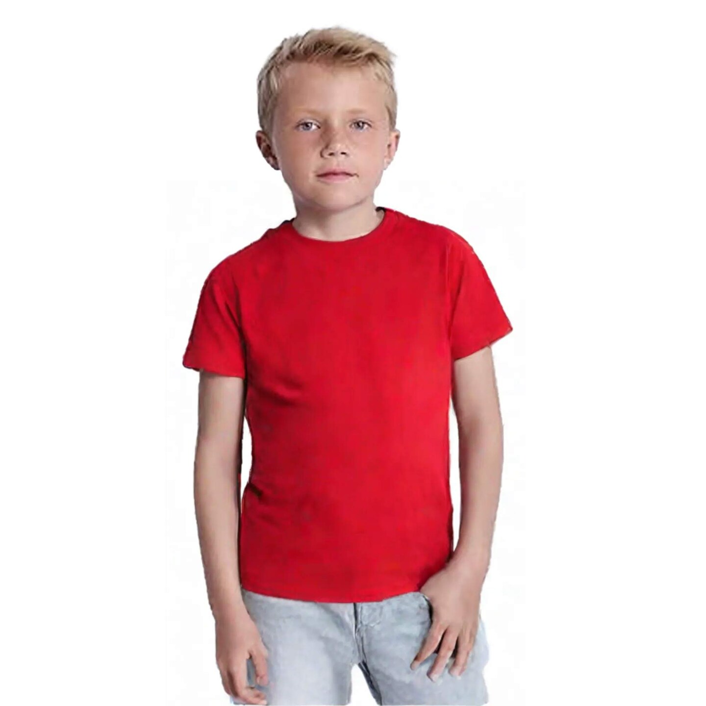 Gildan Heavy Cotton Toddler Crewneck Short Sleeve Tee Soft Unisex Kids Basic Shirt for Everyday Comfort