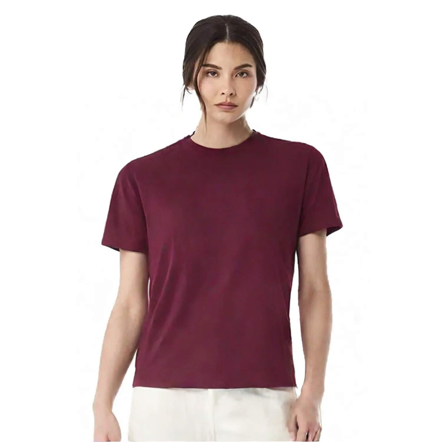 BELLA + CANVAS Heavyweight Crewneck Short Sleeve T-Shirt for Layering Fits & Custom Print Blank Tee