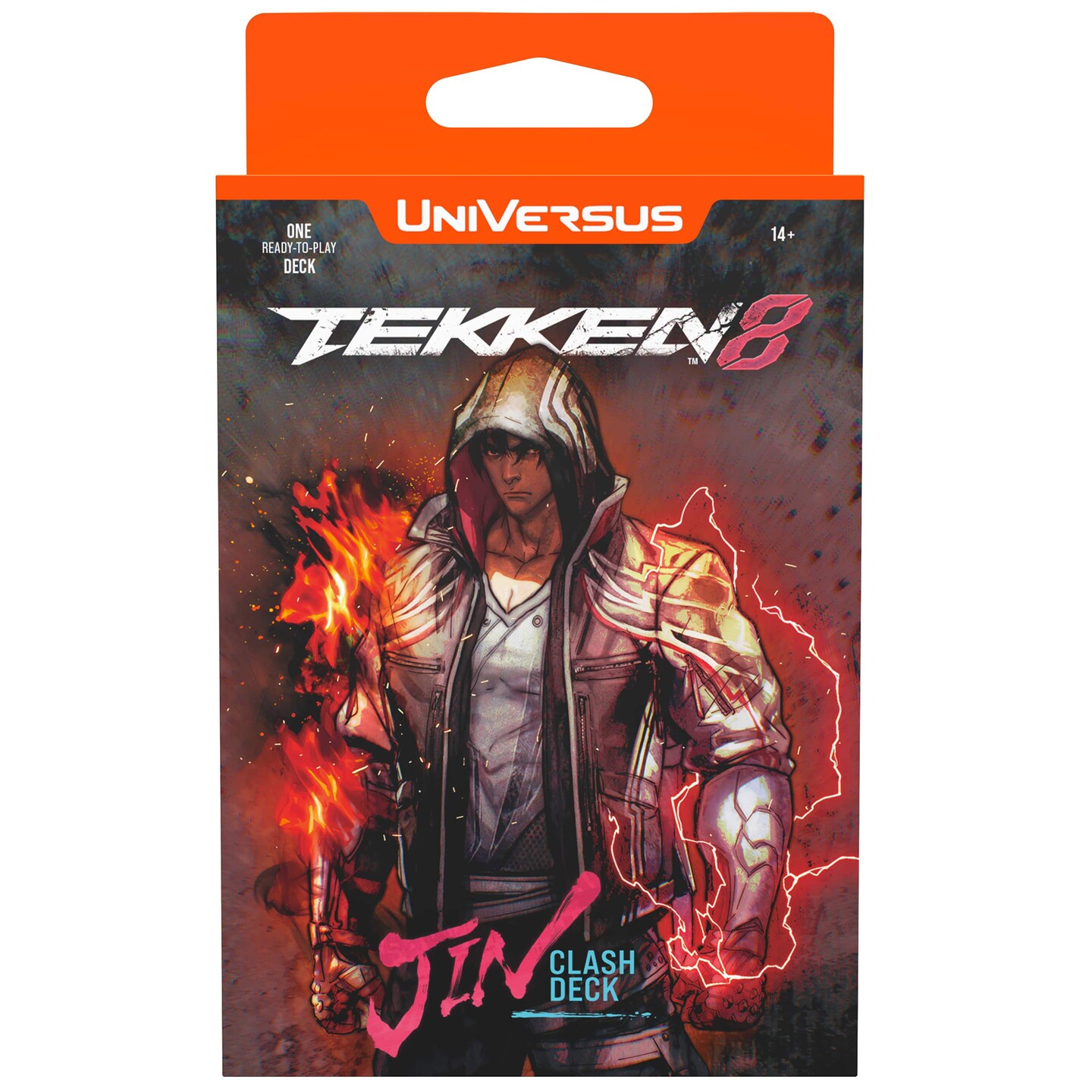 UniVersus: Tekken 8: Clash Deck - Jin - Ready To Play Character Deck, Deck-Building Battle Collectible Card Game, Paper Play Mat, Officially Licensed