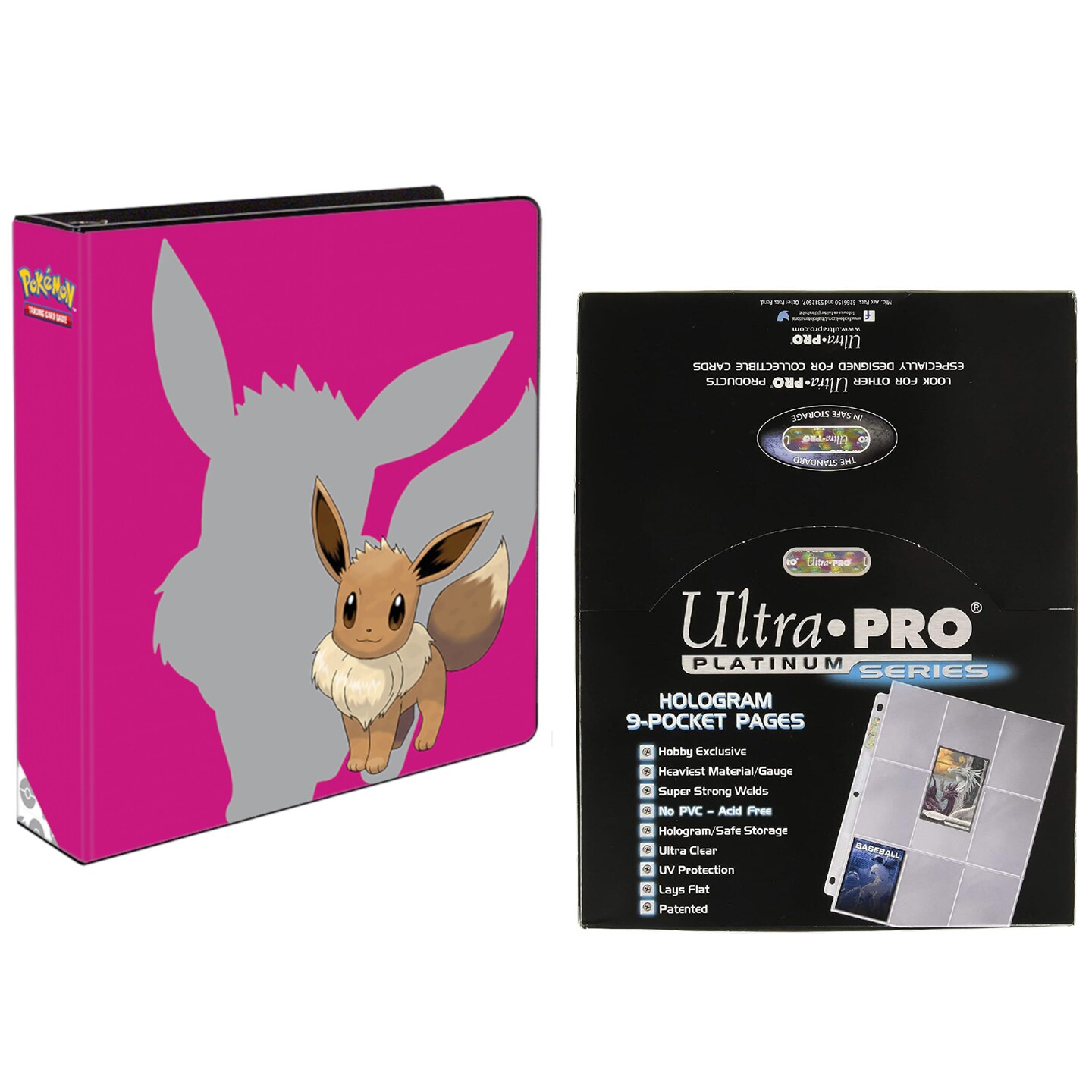 ultra pro 9 pocket card sleeves 9-Pocket Portfolio Mega Clefable Pages are clear on both sides and fit in Ultra PROs standard Pokemon Premium Binder and Card