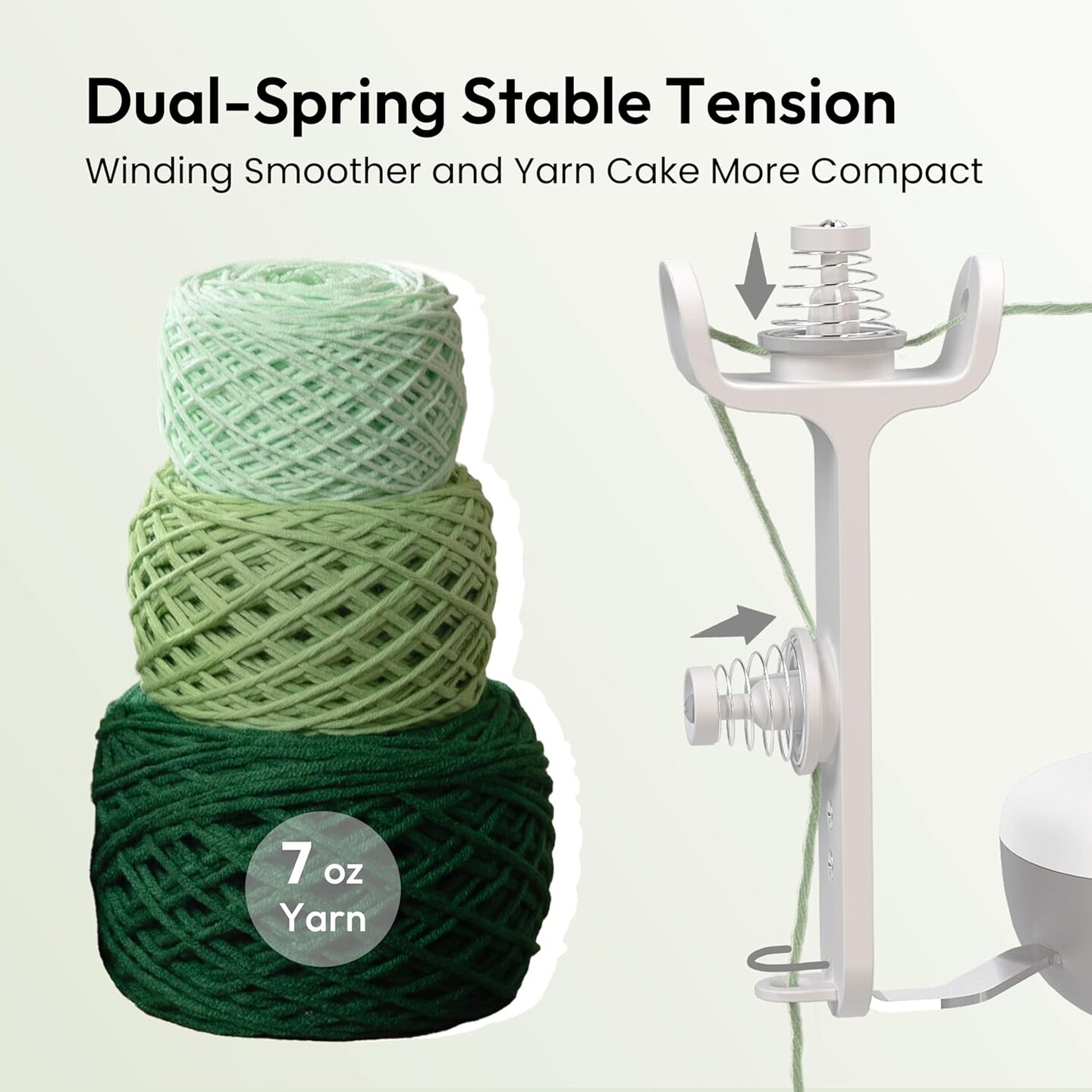 Electric Yarn Ball Winder &#x2013; Automatic Yarn Cake Winder with Adjustable Speed &#x26; Tension