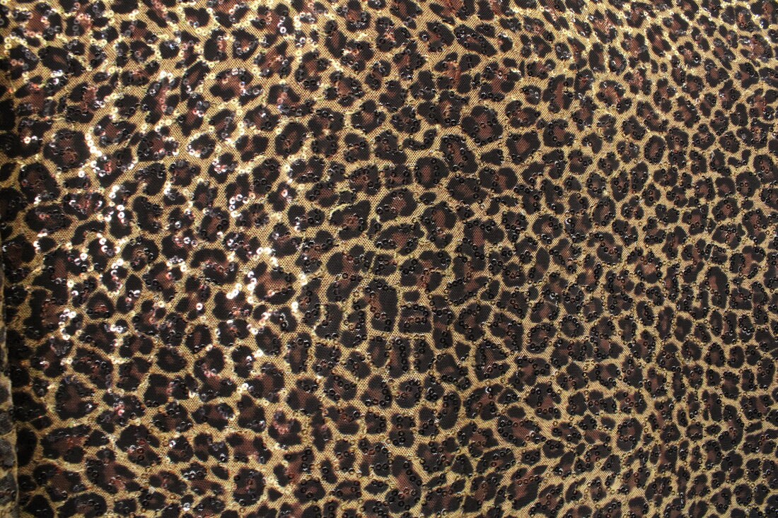 1 Yard Classic Leopard Print Fabric Multipurpose 36&#x22; x 60&#x22;