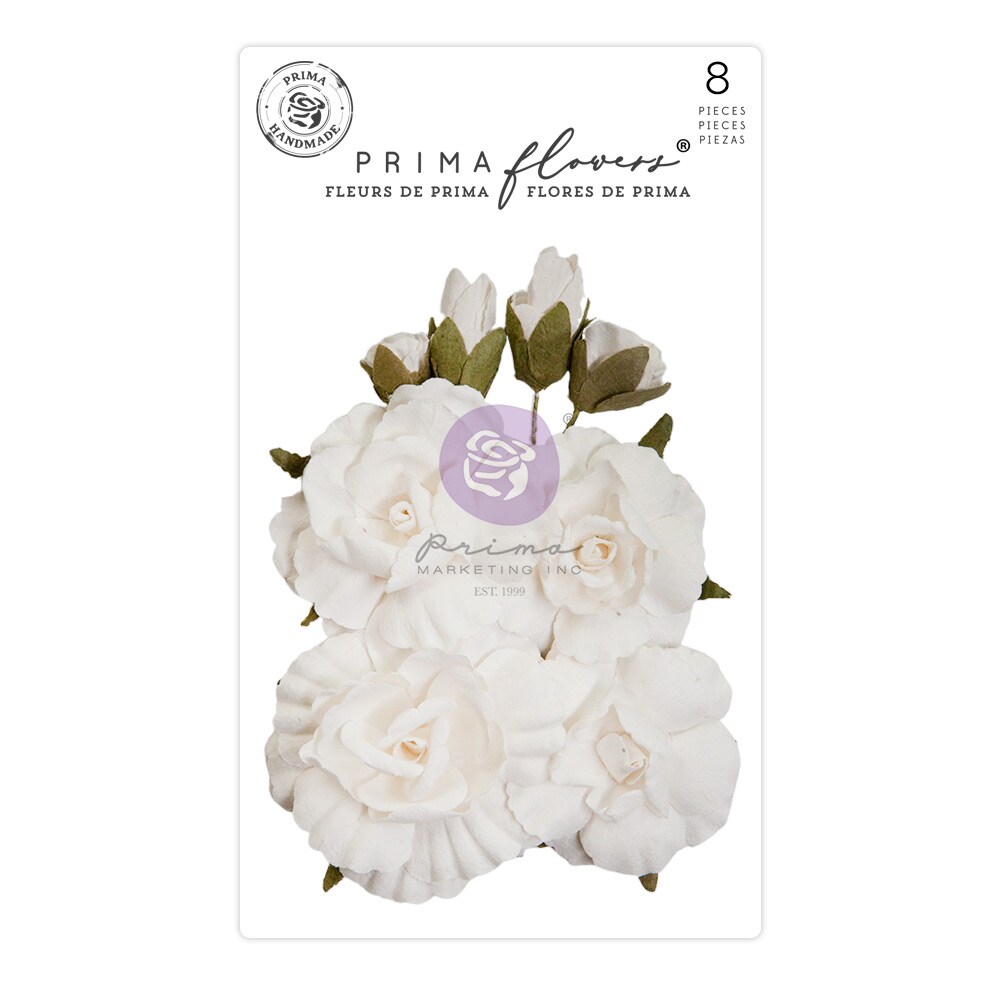 Sharon Ziv Flowers - Lily White - 8 pcs mulberry paper 