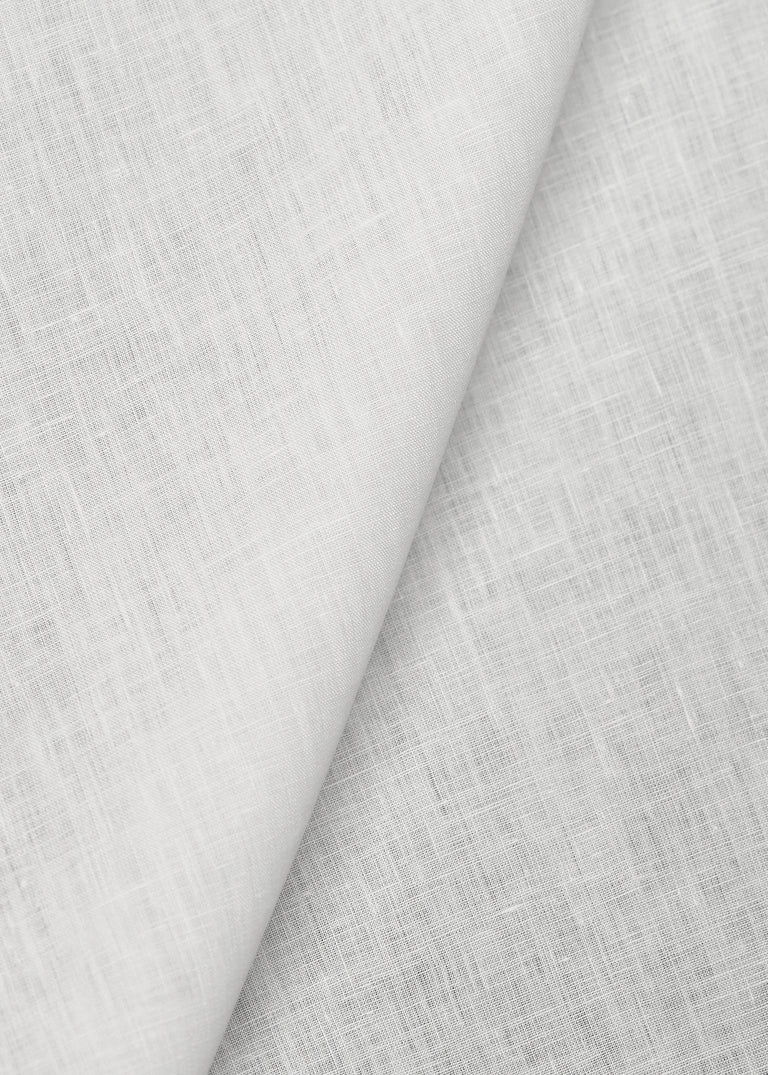 1 Yard Softened White Linen Fabric Lightweight Solid 58 Inches Wide