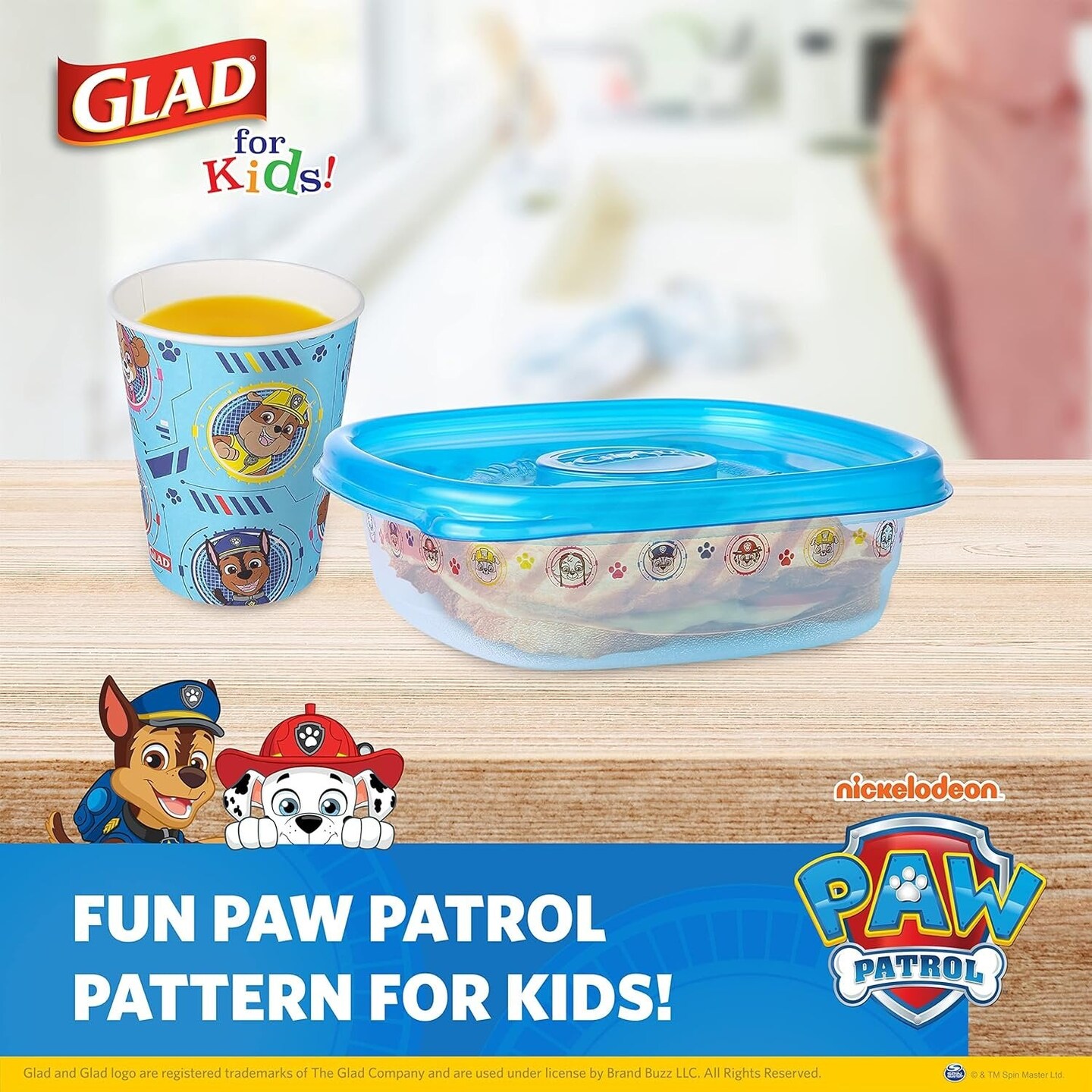 Gladware for Kids 25oz Paw Patrol Food Storage Containers - 10ct