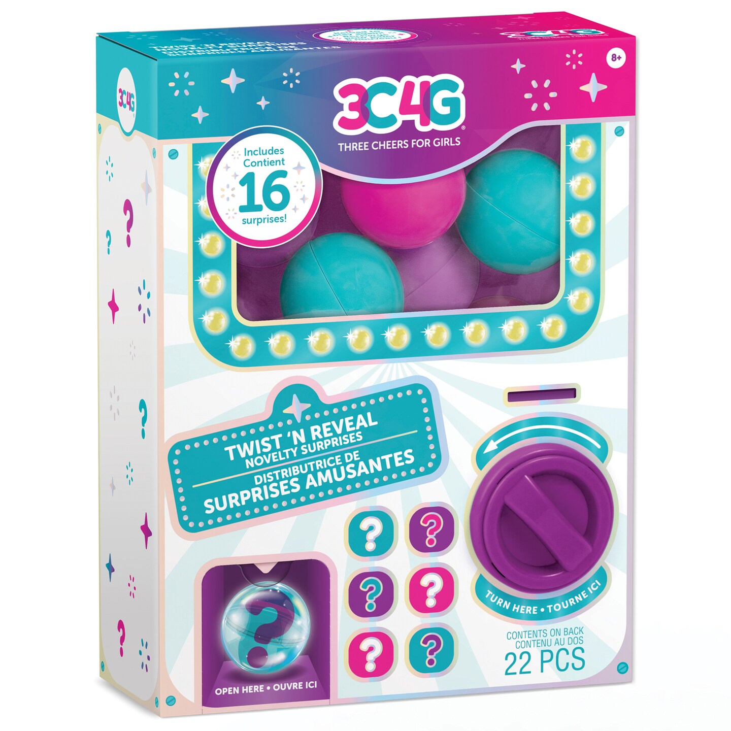 3C4G: Twist 'N Reveal Novelty Surprises - Dispenses 16 Treasure