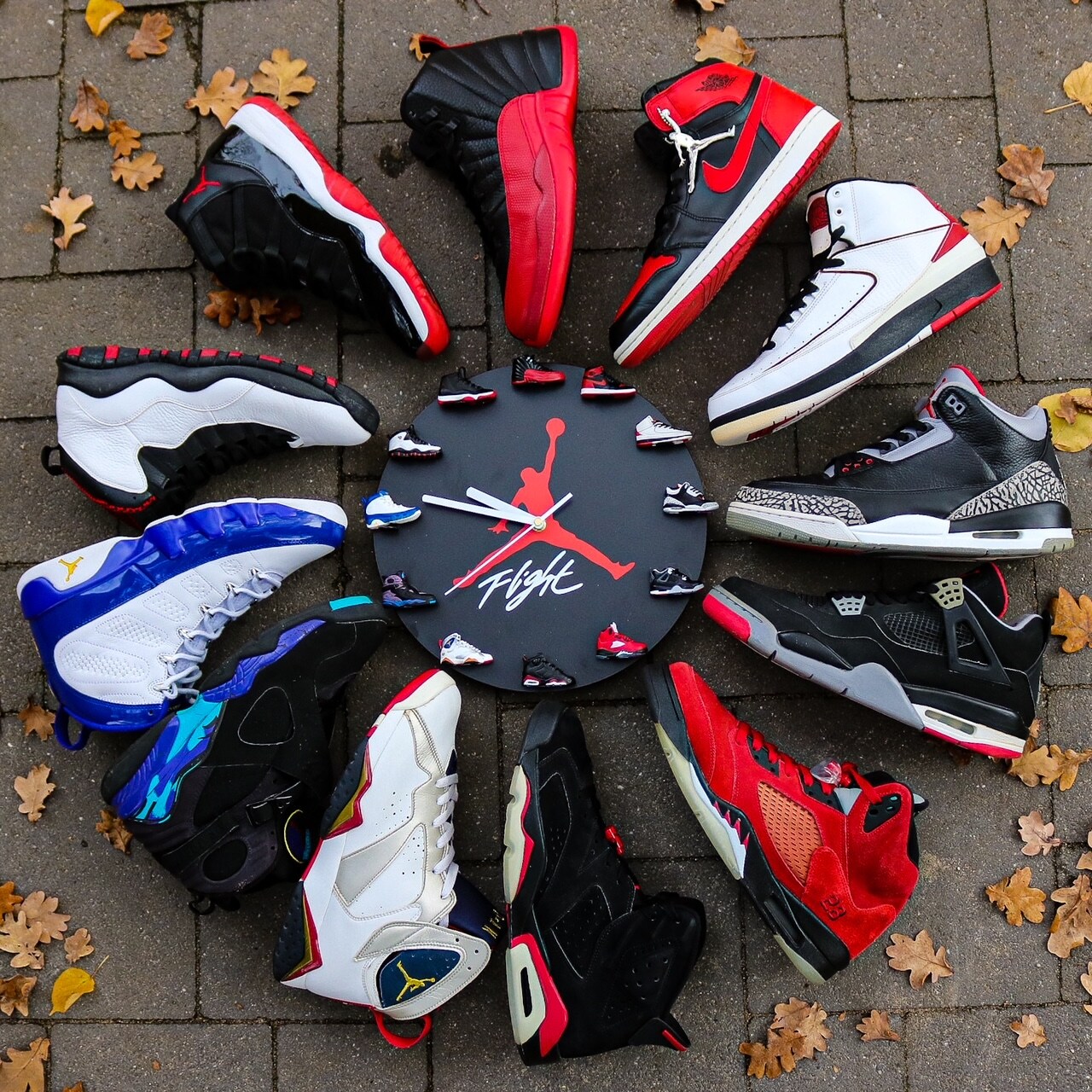 michael jordan 3d sneaker clock