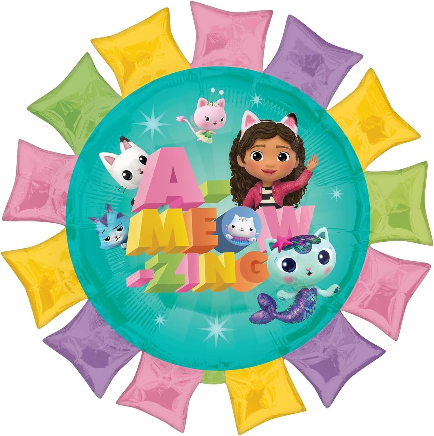 Gabby&#x27;s Dollhouse Large 27&#x22; Foil Balloon