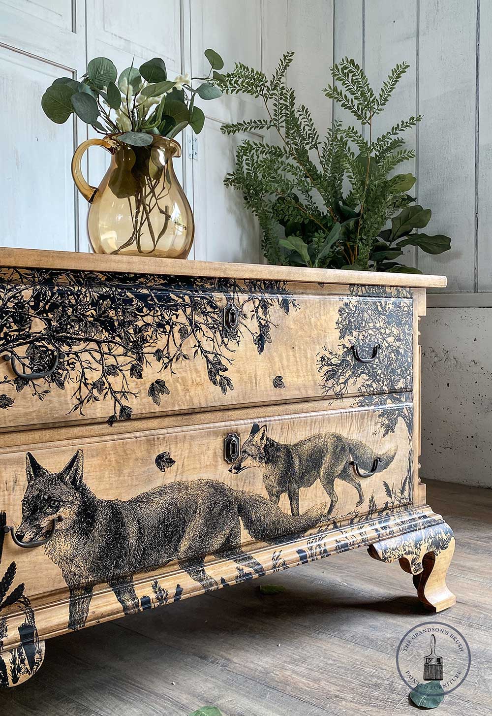 Decor Transfers&#xAE; - Fox Meadows - total sheet size 24&#x22;x35&#x22;, cut into 2 sheets