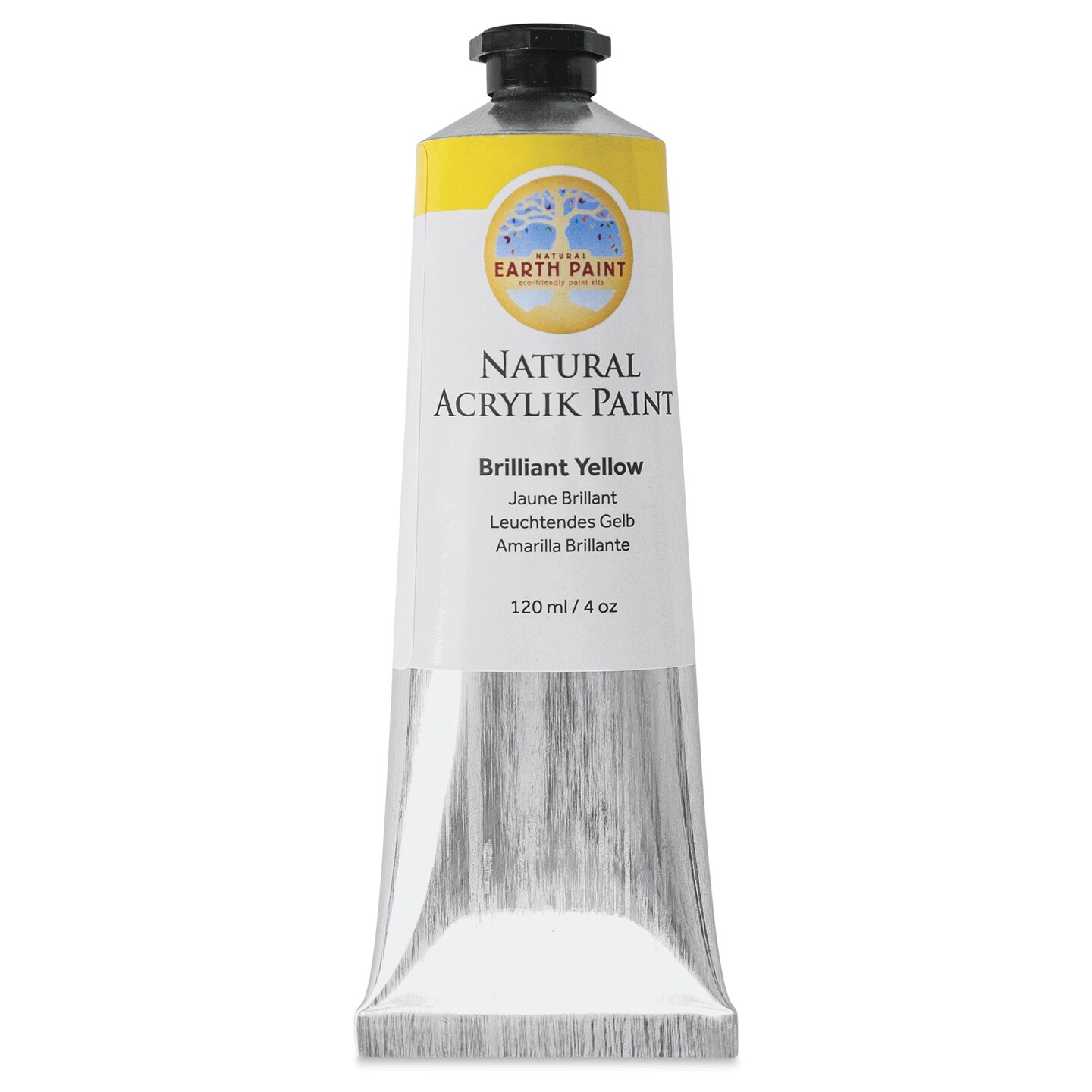 Natural Earth Paint Natural Acrylik Paint - Brilliant Yellow, 120 ml