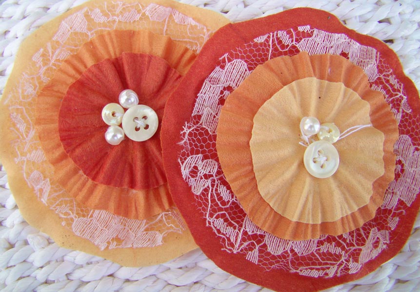 BONNNET BLOOMS ORANGE