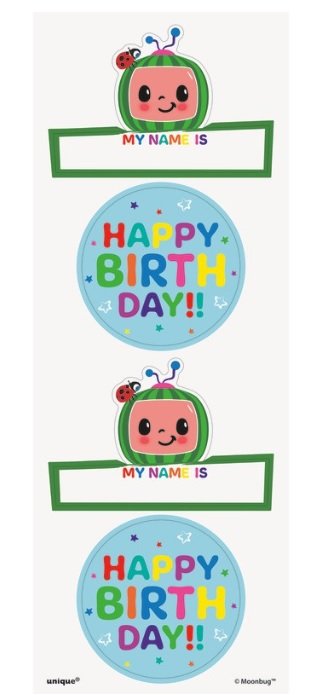 Cocomelon Sticker Sheets - 31ct