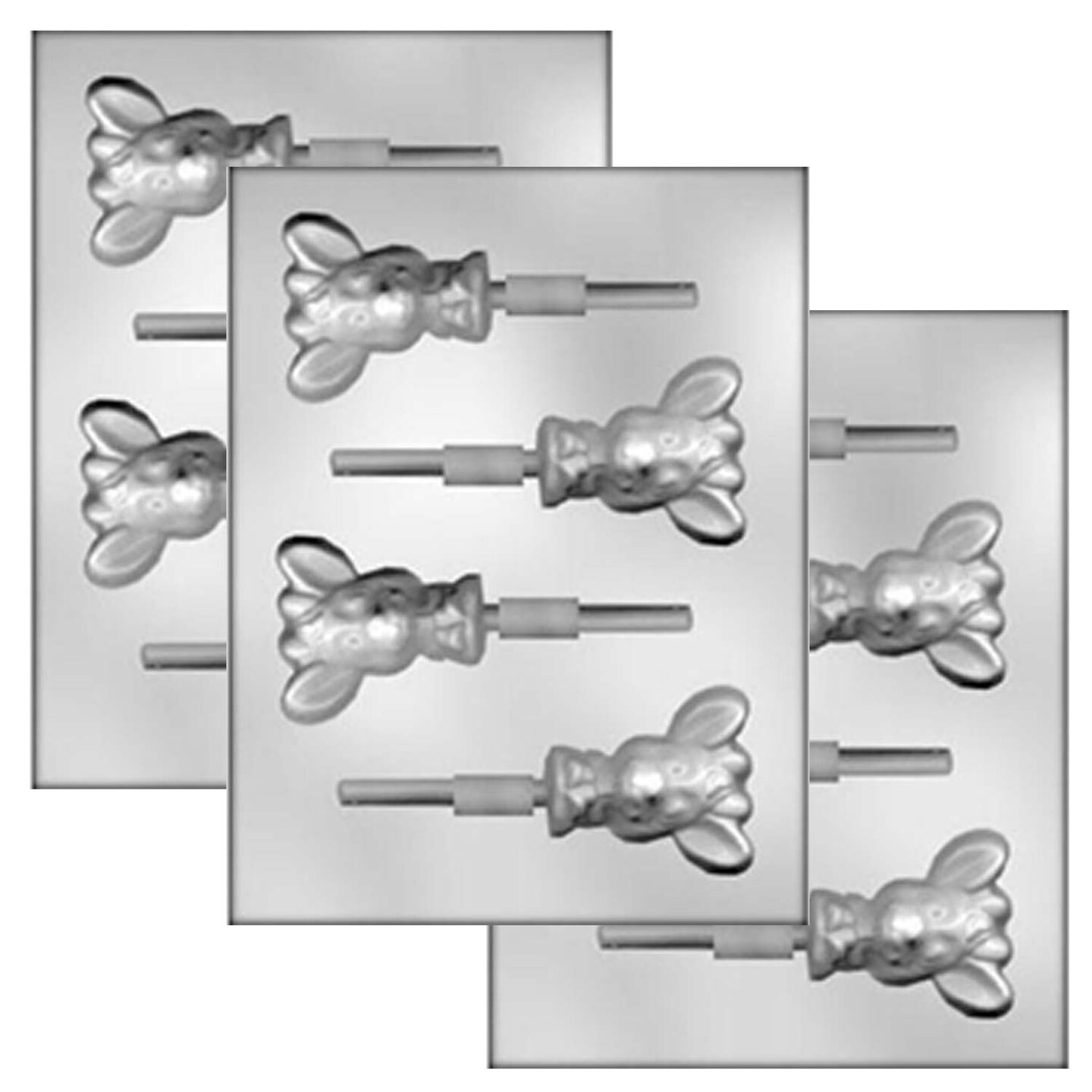 Rudolph Reindeer Sucker Chocolate Lollipop Mold