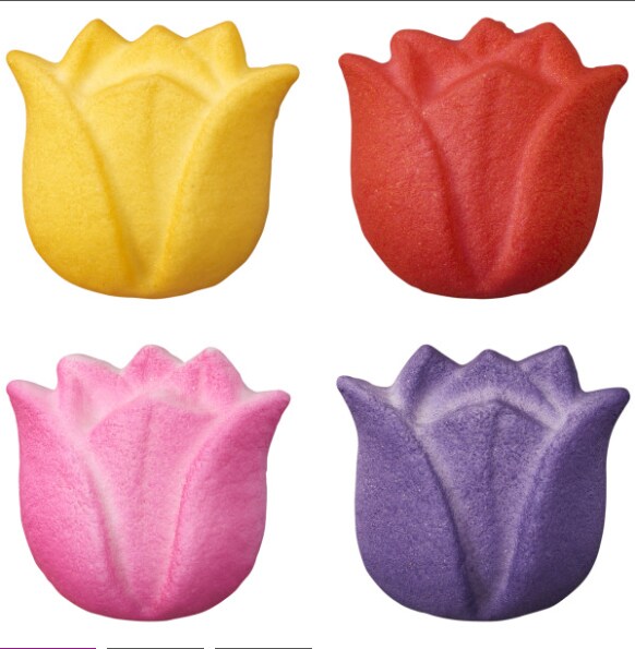 Tulips Assortment Dec-Ons&#xAE; Decorations 12ct