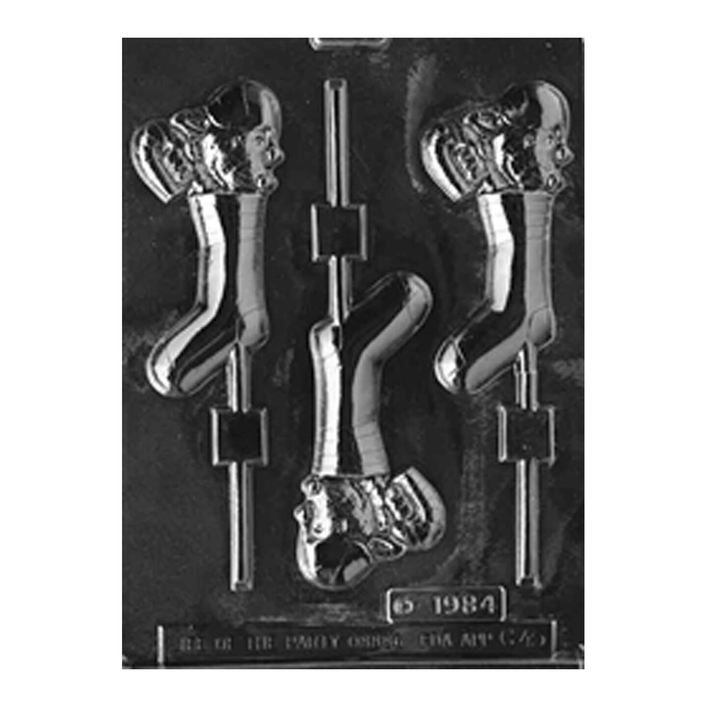 Mouse In Stocking Lolly Chocolate Mold for Holiday Treats