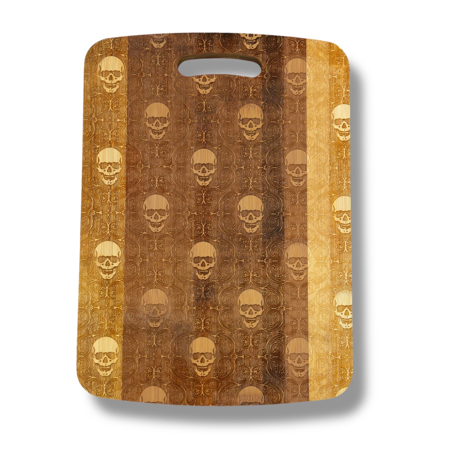 Sugar Skull Cutting Board 14''x9.5''x.5'' Bamboo Sugar Skull Cutting Board 14''x9.5''x.5'' Bamboo