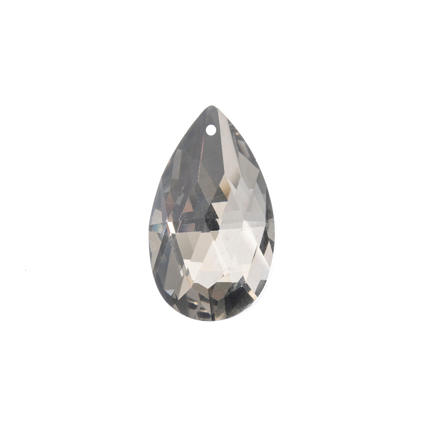 Crystal Lane DIY 22x38mm Teardrop Faceted Crystal Glass Pendants, 1pc