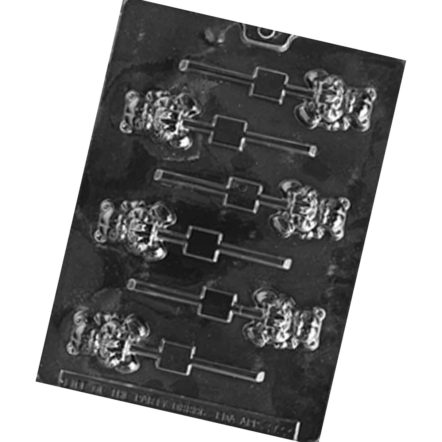 Small Bear with Present Chocolate Mold for Festive Treats