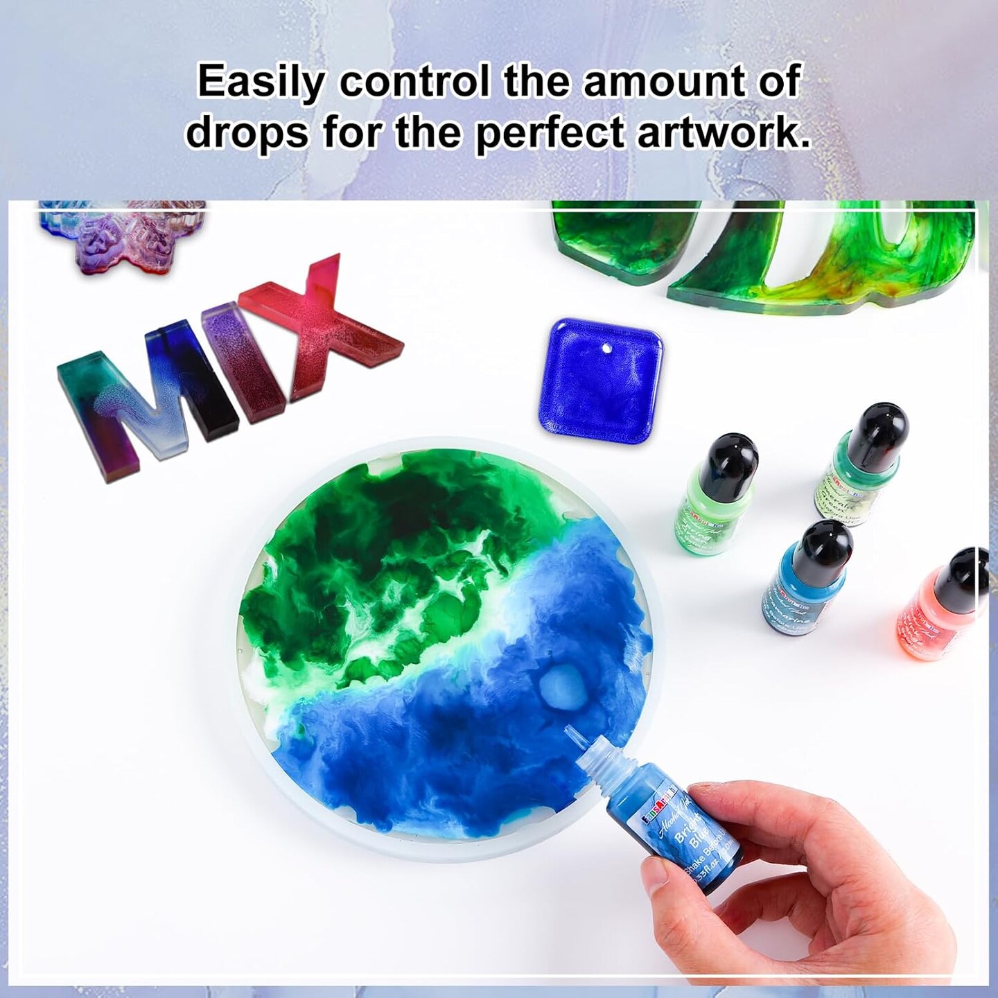 Alcohol Ink Set - 48 Vivid Colors