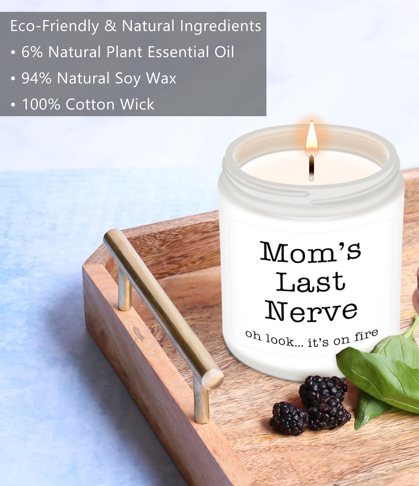 Gifts for Mom from Daughter Son, Best Mom Gifts, Funny Mom, Birthday Thanksgiving for Mom Stepmother Adoptive Mother, Mom's Last Nerve