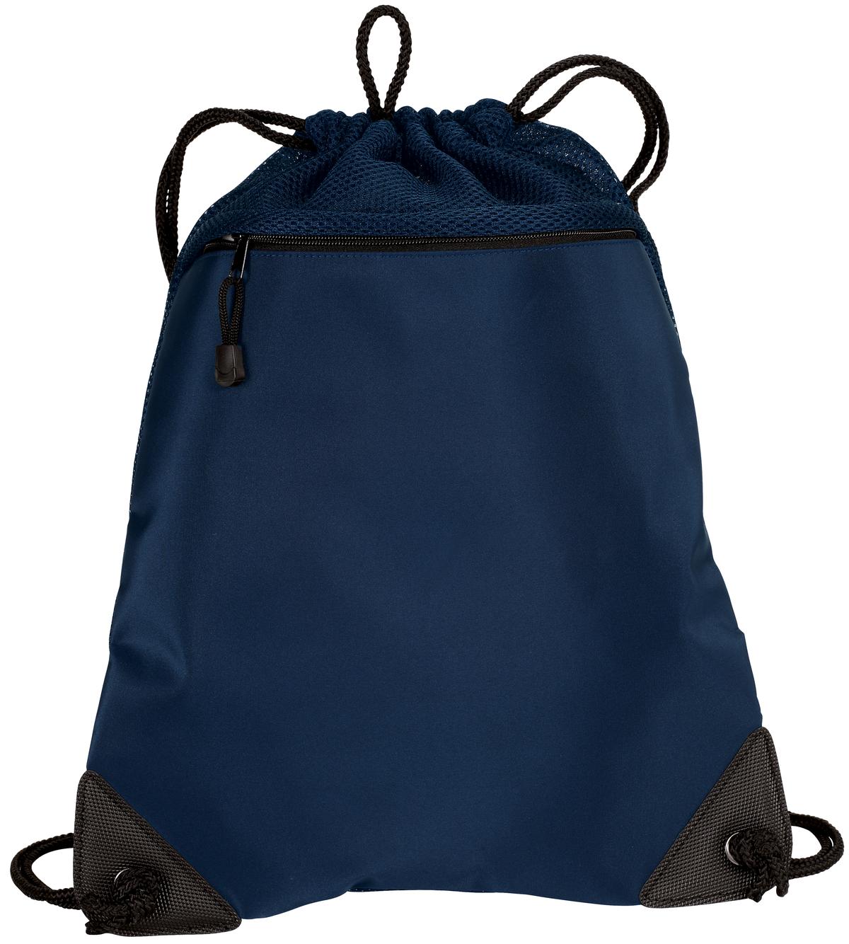 Port Authority® Cinch Pack with Mesh Trim