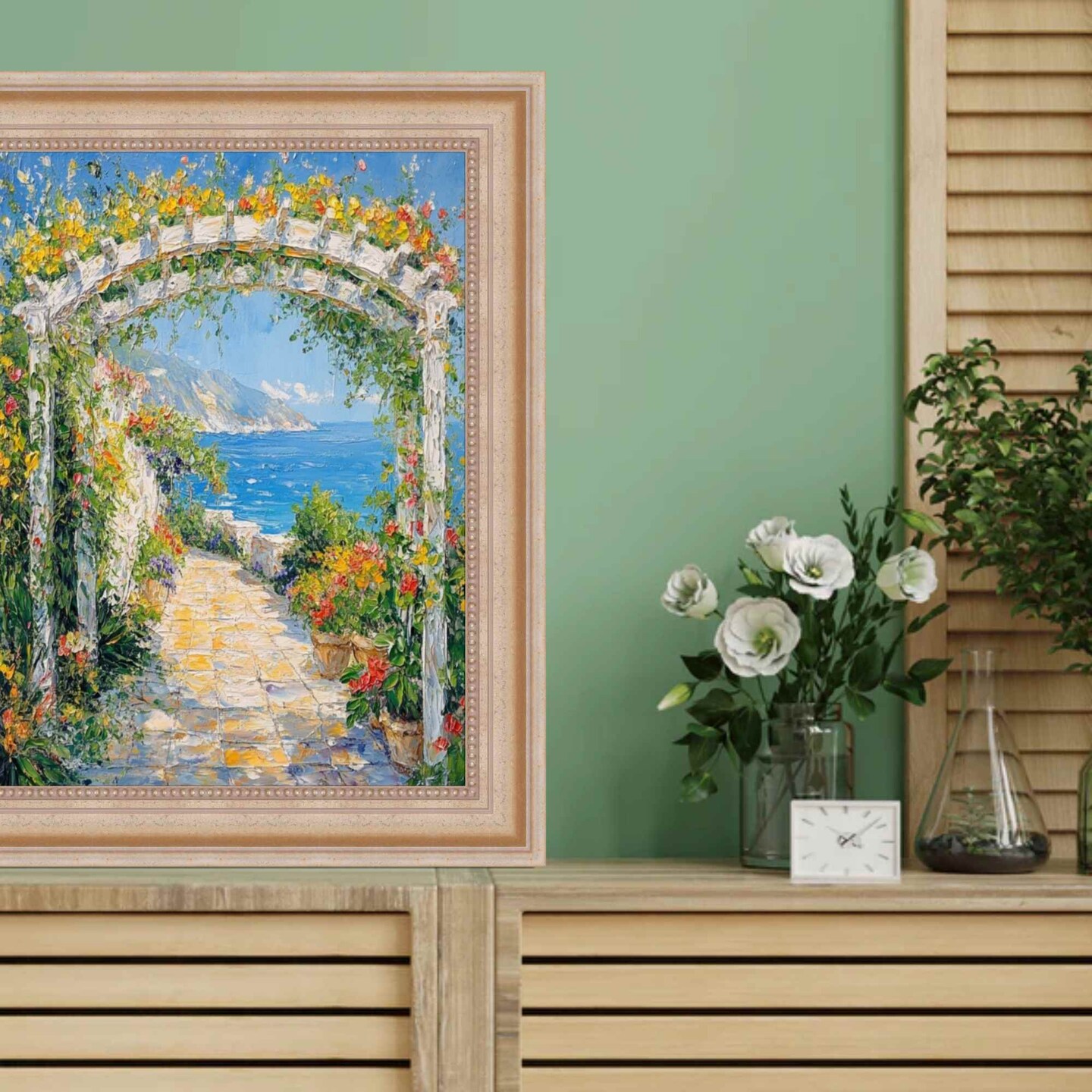 Scoop Silver Gold Leaf Wash Picture Frame 24x30 frame