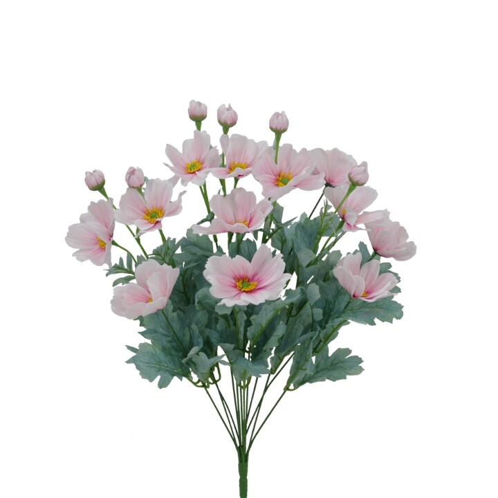 22&#x22; Artificial Pink Cosmos Bush &#x2013; Faux Wildflowers for Wedding Bouquets, Centerpieces &#x26; Home D&#xE9;cor-84299-PK