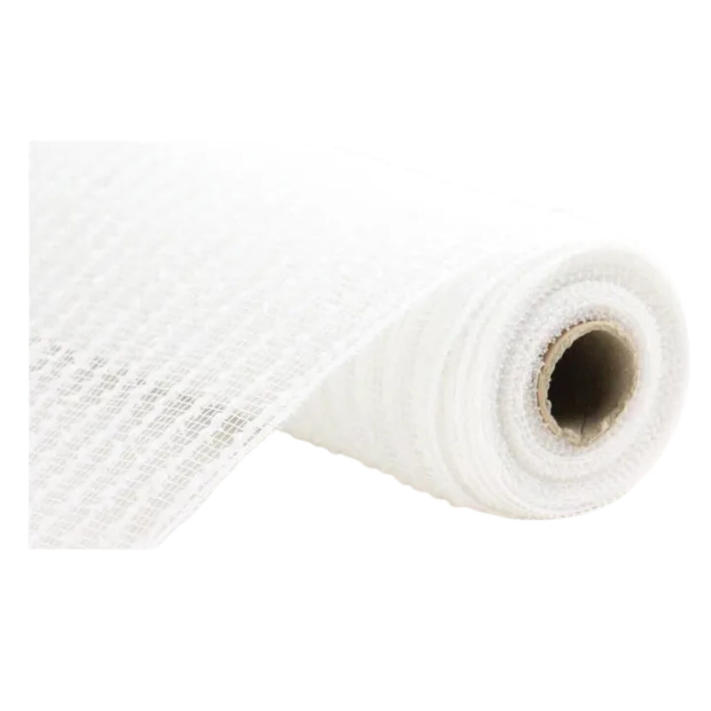 White Snowdrift Deco Mesh Roll – 10.25"x10 Yards Craft Mesh-RY810227