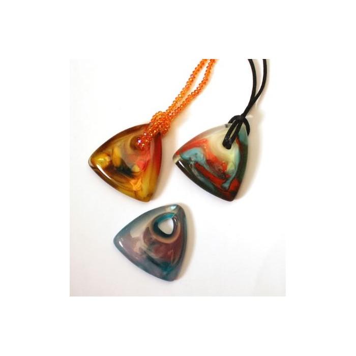 5.5&#x22; x 3.5&#x22; x 1&#x22; Two Holey Trilliant Glass Fusing Kiln Mold