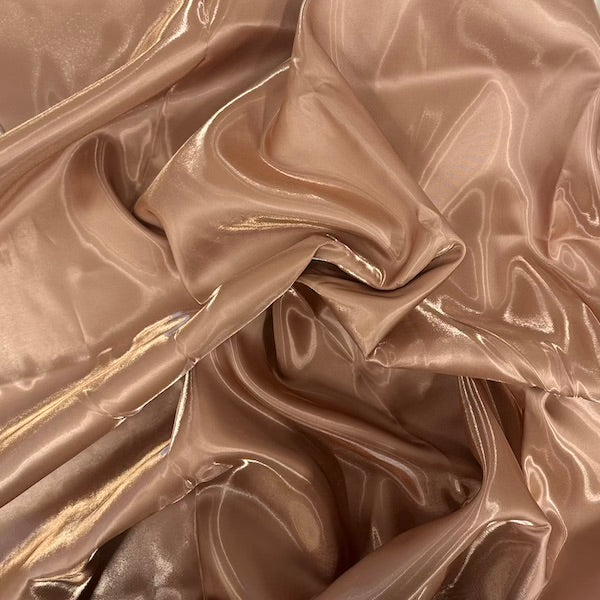 1 Yard Crystalized Liquid Bridal Satin Fabric with Reflective Shimmering Surface for Gowns Costumes and Decor 59/60 Inch Width