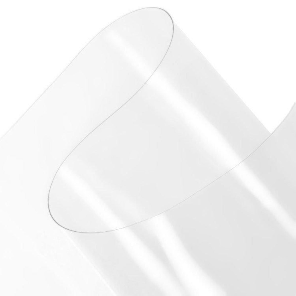 1 Yard Frosted Clear PVC Vinyl Fabric Privacy Screen Waterproof 54 Inch Wide Plastic Material