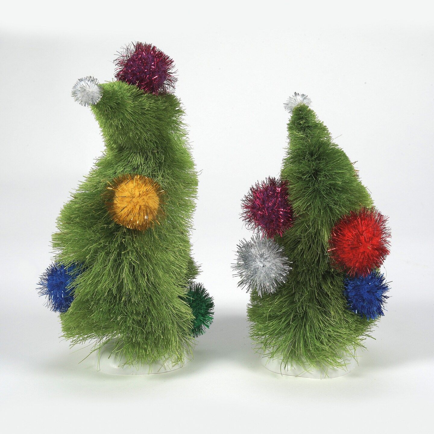Department 56 Grinch Village Wonky Trees Decorative Accessory Set, 2 Pieces