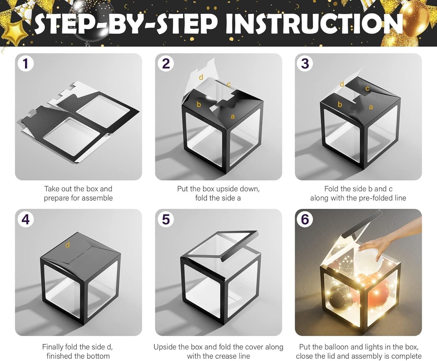 Graduation Party Decorations Class of 2025-86 PCS Grad Party Supplies Includes LED Light Strings Balloon Block Boxes with Letters Foil Curtains Backdrop 2025 Balloon Garland Kit - Black Red