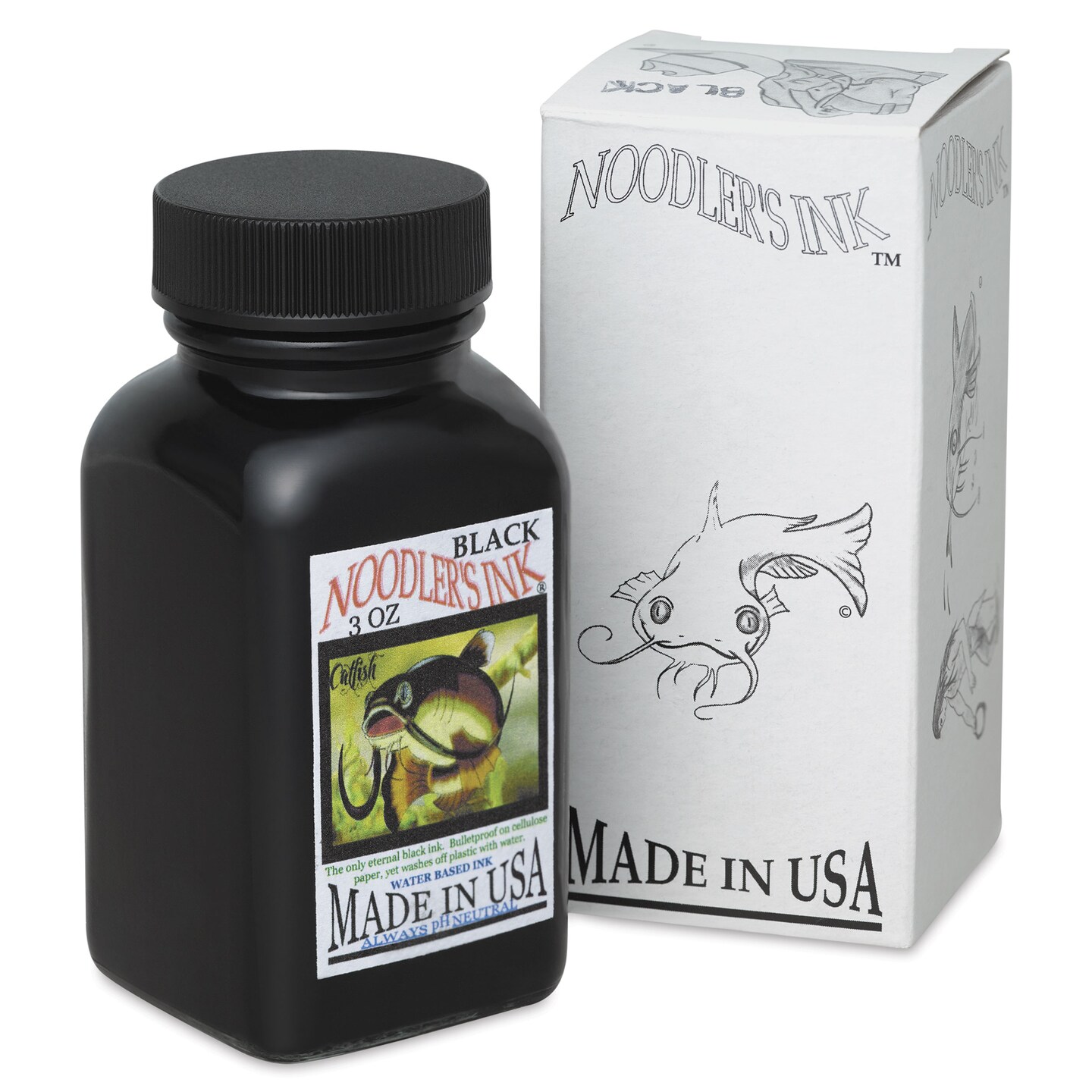 Noodler&#x27;s Ink Fountain Pen Ink - Black, 3 oz