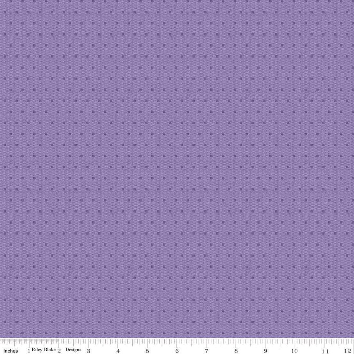 Fabric Riley Blake Purple Dots Stitcher's Flannel by the Quarter Yard F15550-PURPLE