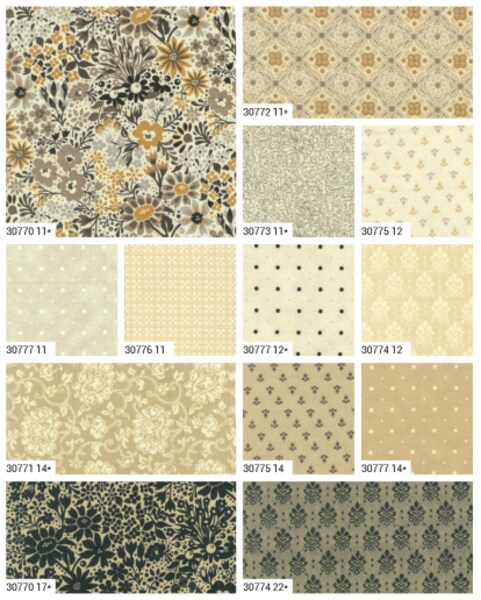 Posh 10" Square Pack (Layer Cake) by BasicGrey for Moda (30770LC)